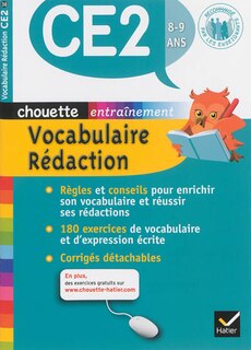 Front cover_Vocabulaire r&eacute;daction CE2, 8-9 ans