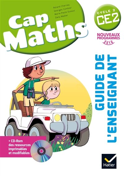 Couverture_Cap maths CE2, cycle 2 : guide de l'enseignant : nouveaux programmes 2016