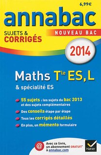 Couverture_Maths terminale ES, L & sp&eacute;cialit&eacute; ES
