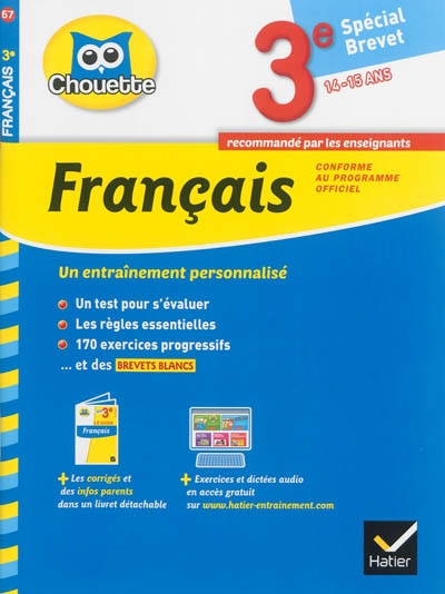 Front cover_Fran&ccedil;ais 3e, 14-15 ans