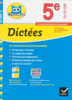 Couverture_Dictées 5e, 12-13 ans