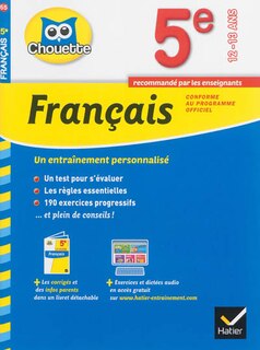 Front cover_Fran&ccedil;ais 5e, 12-13 ans