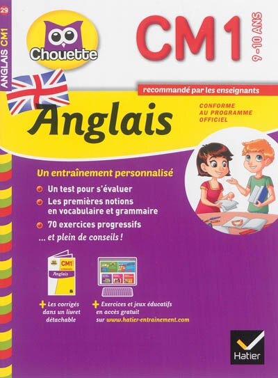 Front cover_Anglais CM1, 9-10 ans