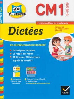 Couverture_Dictées CM1, 9-10 ans
