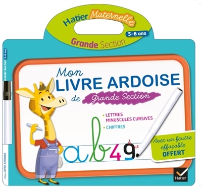 Couverture_Mon livre ardoise de grande section, 5-6 ans