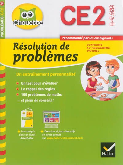 Front cover_Résolution de problèmes CE2, 8-9 ans