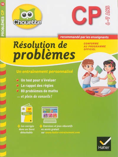 Couverture_Résolution de problèmes CP, 6-7 ans