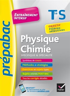 Couverture_Physique, chimie, terminale S sp&eacute;cifique & sp&eacute;cialit&eacute;
