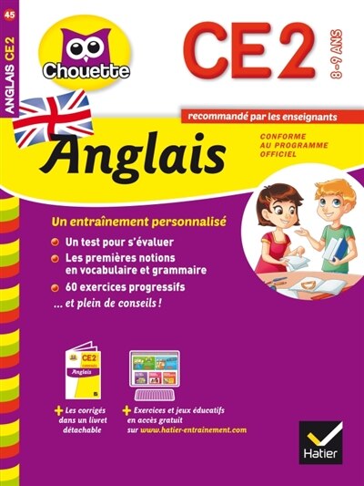 Couverture_Anglais CE2, 8-9 ans