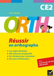 Couverture_Réussir en orthographe, CE2