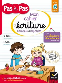 Couverture_Mon cahier d'écriture, minuscules et majuscules