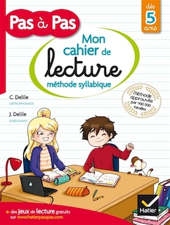 Couverture_Mon cahier de lecture, méthode syllabique