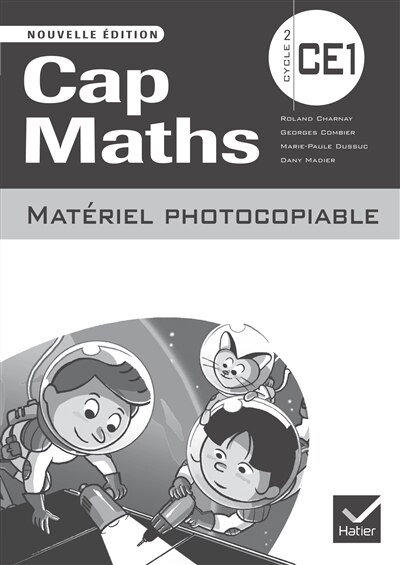 Couverture_Cap maths, cycle 2, CE1