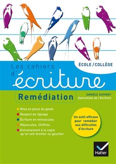 Couverture_Les cahiers d'&eacute;criture, aide personnalis&eacute;e