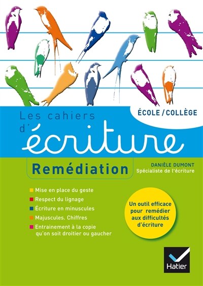 Couverture_Les cahiers d'&eacute;criture, aide personnalis&eacute;e