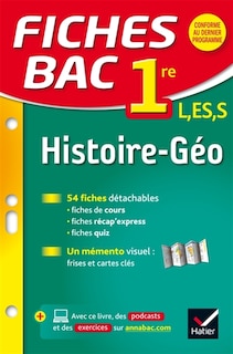 Couverture_Histoire g&eacute;ographie, 1re L, ES, S