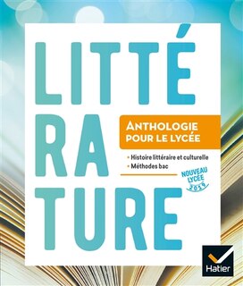 Front cover_Littérature, 2de : anthologie pour le lycée