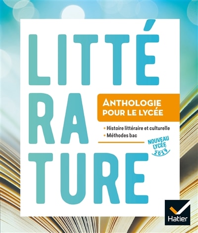Front cover_Littérature, 2de : anthologie pour le lycée