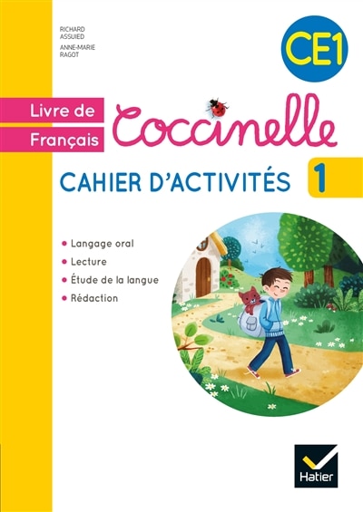 Couverture_Coccinelle, livre de français, cahier d'activités CE1 : langage oral, lecture, étude de la langue, rédaction, Vol. 1