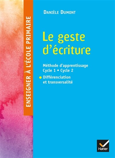 Front cover_Le geste d'écriture