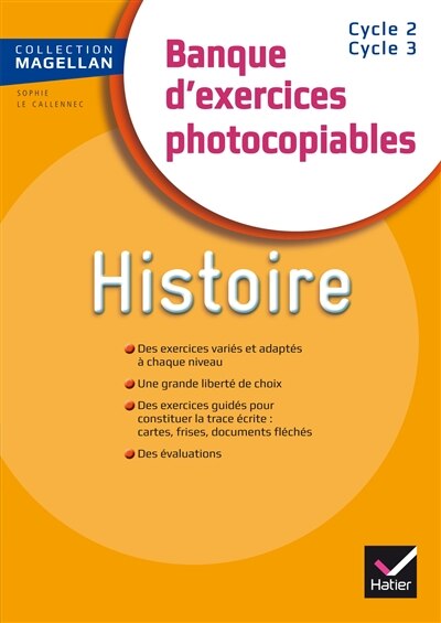 Front cover_Histoire, cycle 2, cycle 3