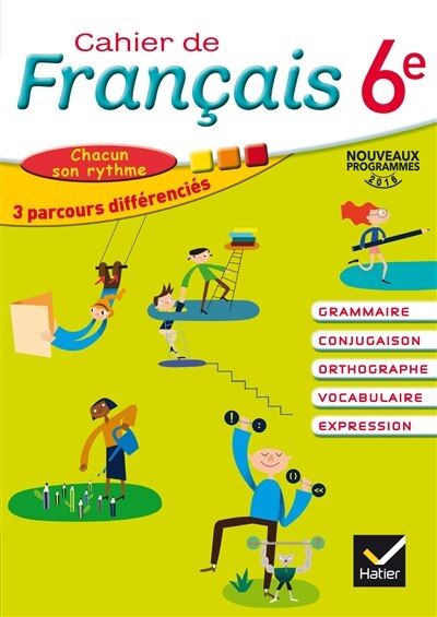 Front cover_Cahier de français 6e