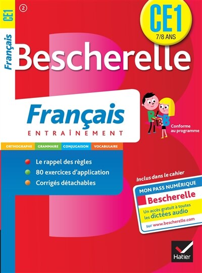Front cover_Bescherelle français CE1, 7-8 ans