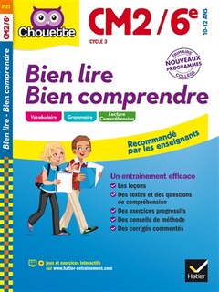 Couverture_Bien lire, bien comprendre CM2-6e cycle 3, 10-12 ans