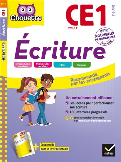 Couverture_Ecriture CE1, cycle 2, 7-8 ans