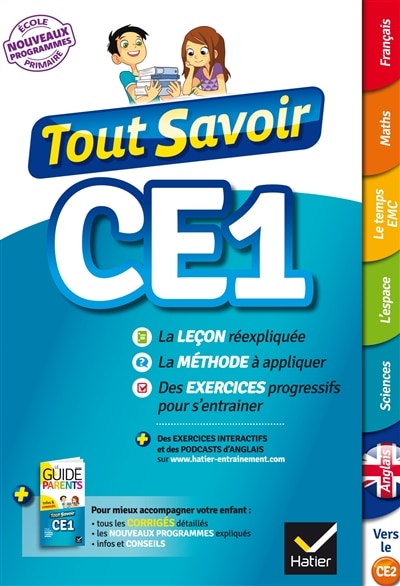 Front cover_Tout savoir CE1