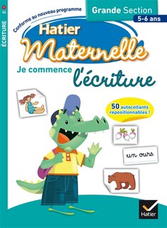 Couverture_Je commence l'&eacute;criture