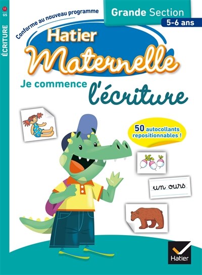 Couverture_Je commence l'&eacute;criture