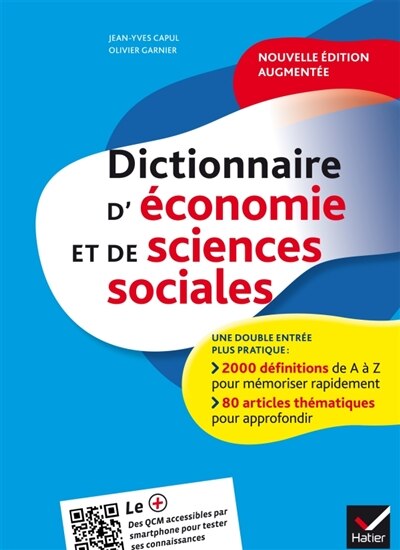 Front cover_Dictionnaire d'&eacute;conomie et de sciences sociales