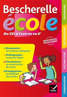 Front cover_Bescherelle école, du CE1 à l'entrée en 6e