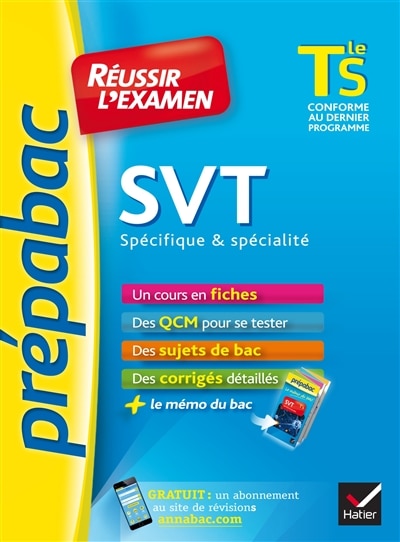 Couverture_SVT terminale S enseignement sp&eacute;cifique et sp&eacute;cialit&eacute;