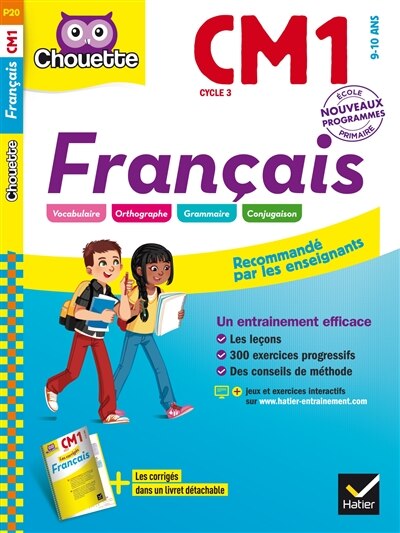 Couverture_Fran&ccedil;ais CM1, cycle 3, 9-10 ans