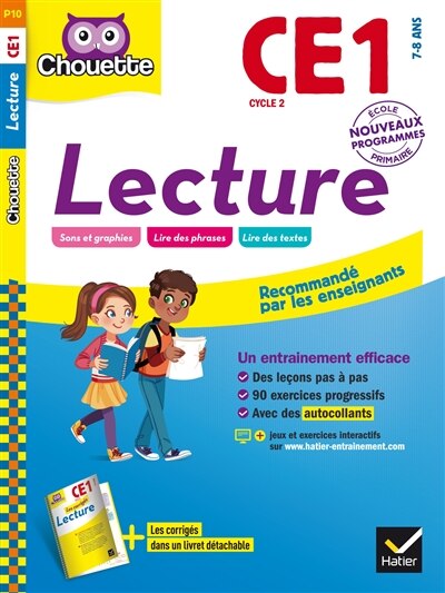 Couverture_Lecture CE1, cycle 2, 7-8 ans