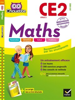 Front cover_Maths CE2, cycle 2, 8-9 ans