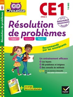 Front cover_Résolution de problèmes CE1, cycle 2, 7-8 ans