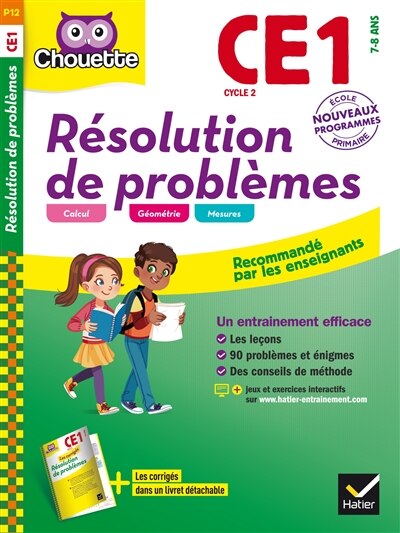 Front cover_Résolution de problèmes CE1, cycle 2, 7-8 ans
