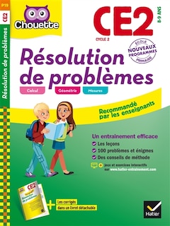 Front cover_Résolution de problèmes CE2, cycle 2, 8-9 ans : nouveau programme