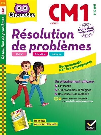 Couverture_Résolution de problèmes CM1 cycle 3, 9-10 ans : nouveaux programmes