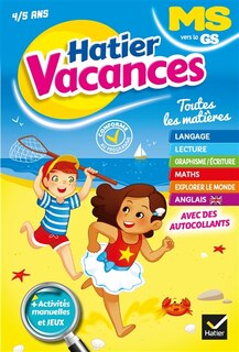 Front cover_Hatier vacances, MS vers la GS, 4-5 ans
