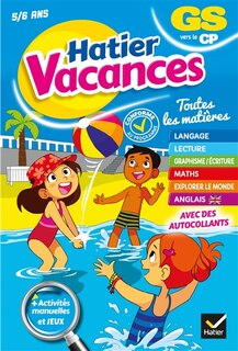 Couverture_Hatier vacances, GS vers le CP, 5-6 ans