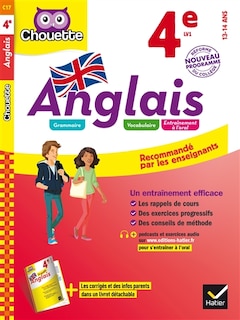Front cover_Anglais 4e, 13-14 ans : nouveau programme