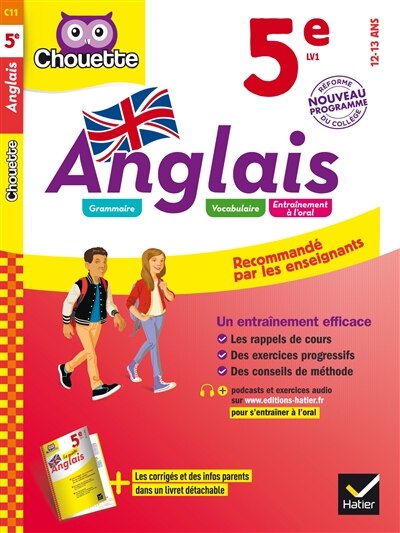 Front cover_Anglais 5e, 12-13 ans : nouveau programme
