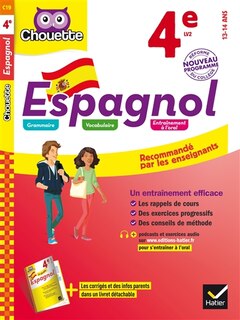 Front cover_Espagnol 4e LV2, 13-14 ans : nouveau programme