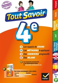 Couverture_Tout savoir 4e