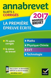Couverture_La première épreuve écrite