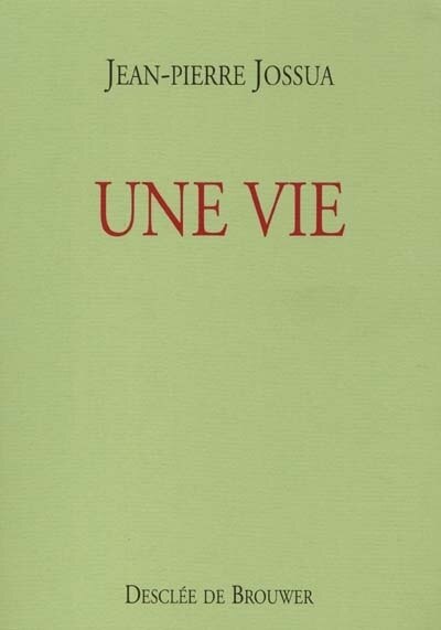 Couverture_Une vie